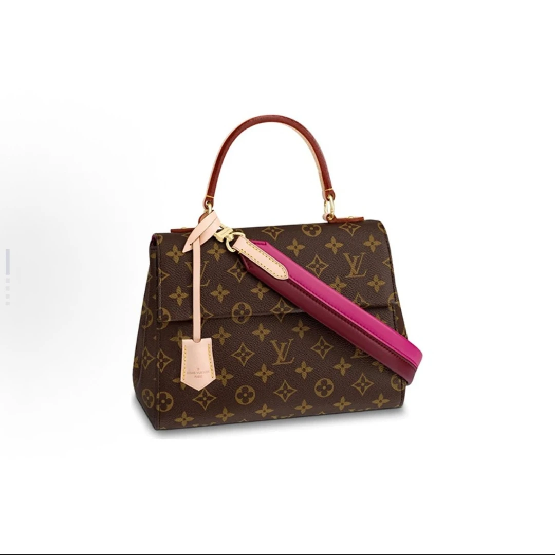 99新 LouisVuitton/路易威登 闲置新老花克鲁尼BB手提单肩斜挎包