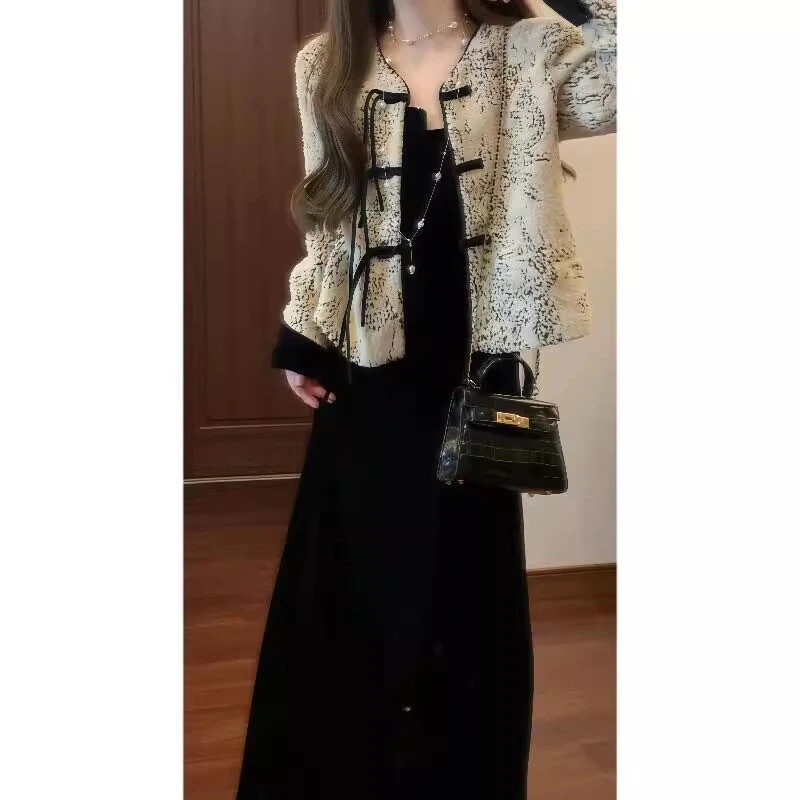 2025新款禅意秋装搭配大码胖mm新中式国风外套小众设计气质复古女