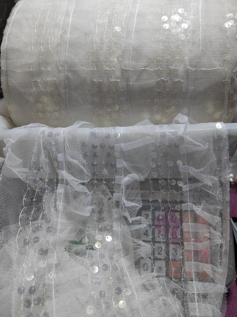 5091，2210克，裁好的亮片纱，看讲解再拍，手工饰品发饰DIY配件半