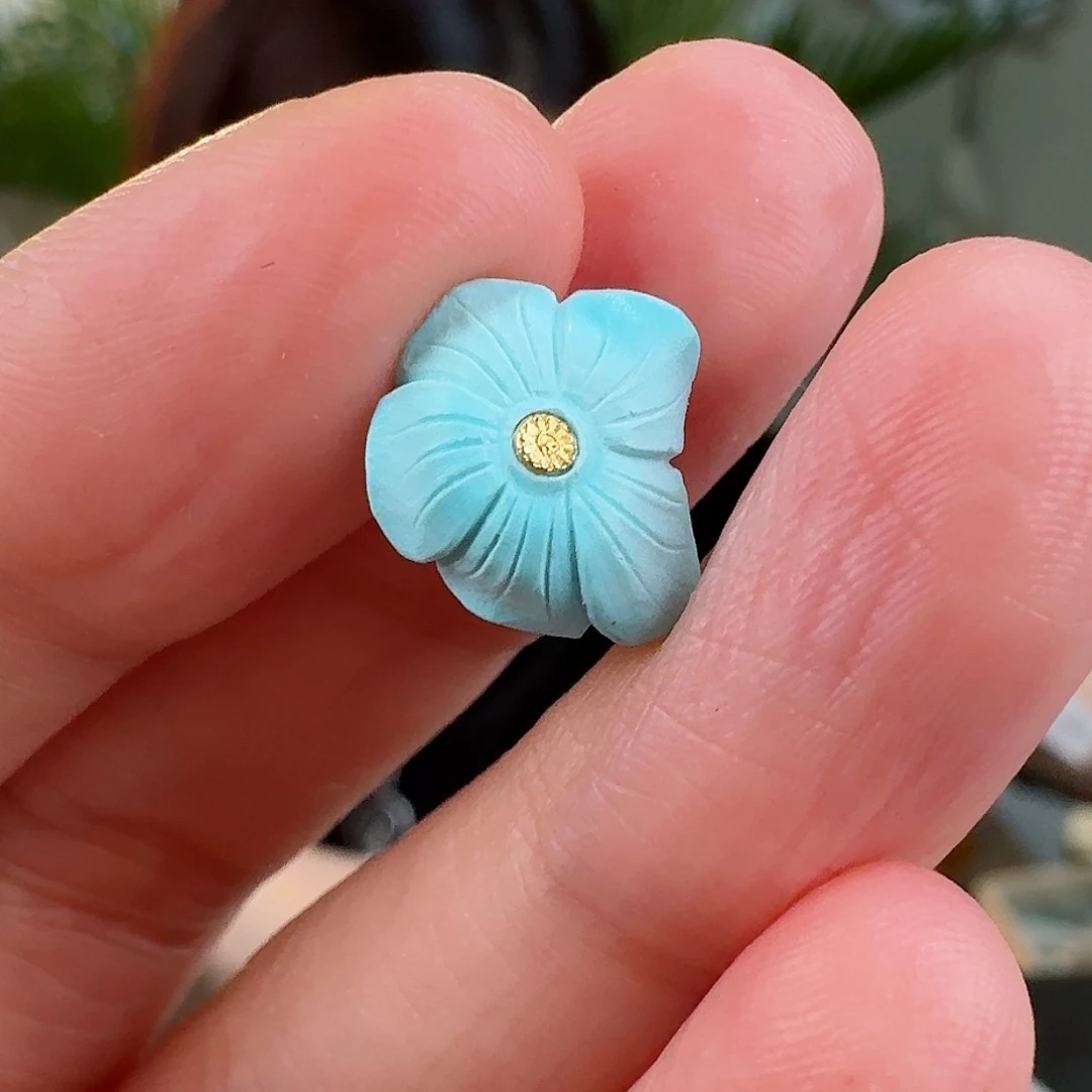 绿松石珠宝奇石未镶嵌