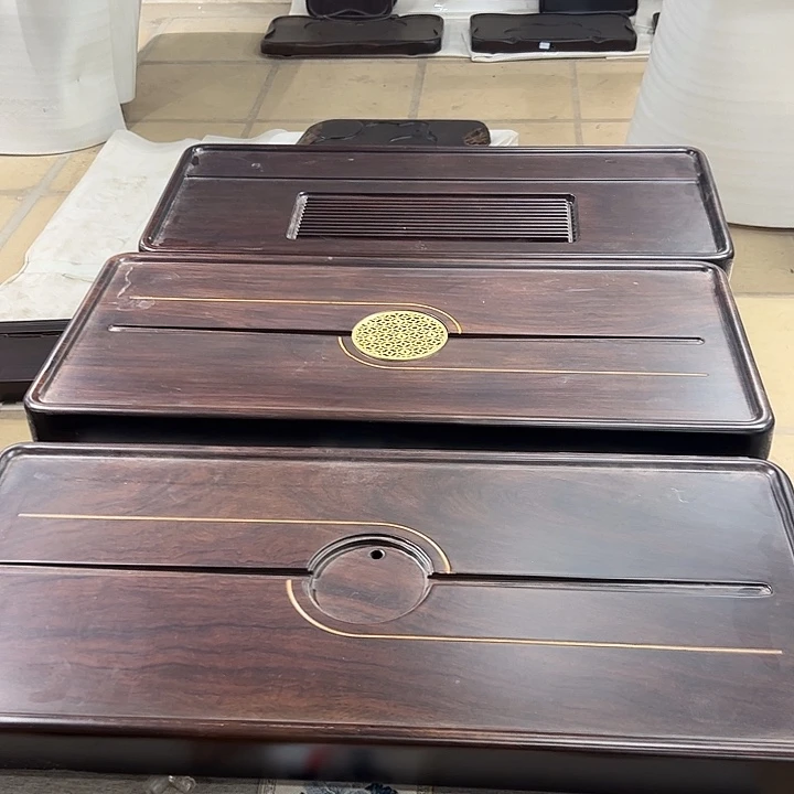 风车木（黑檀木）非洲进口黑檀实木茶盘