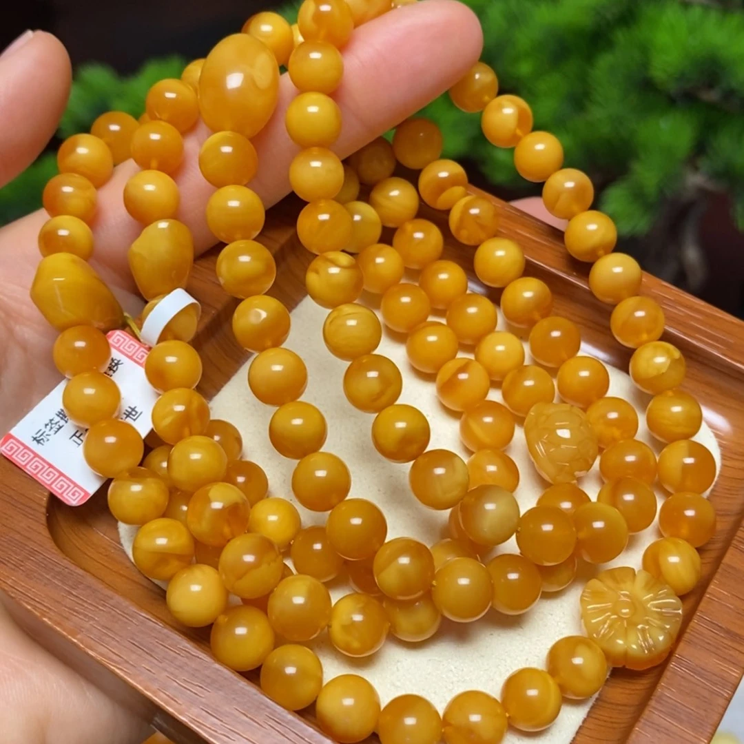 【闪购商品】未镶嵌蜜蜡手链手串