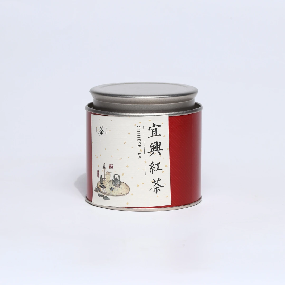 宜兴红茶 2024年新茶 50g 圆形罐装 福利茶叶  FL