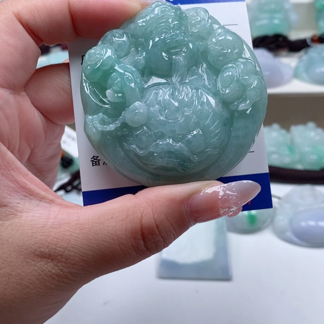 翡翠未镶嵌颈饰天然翡翠