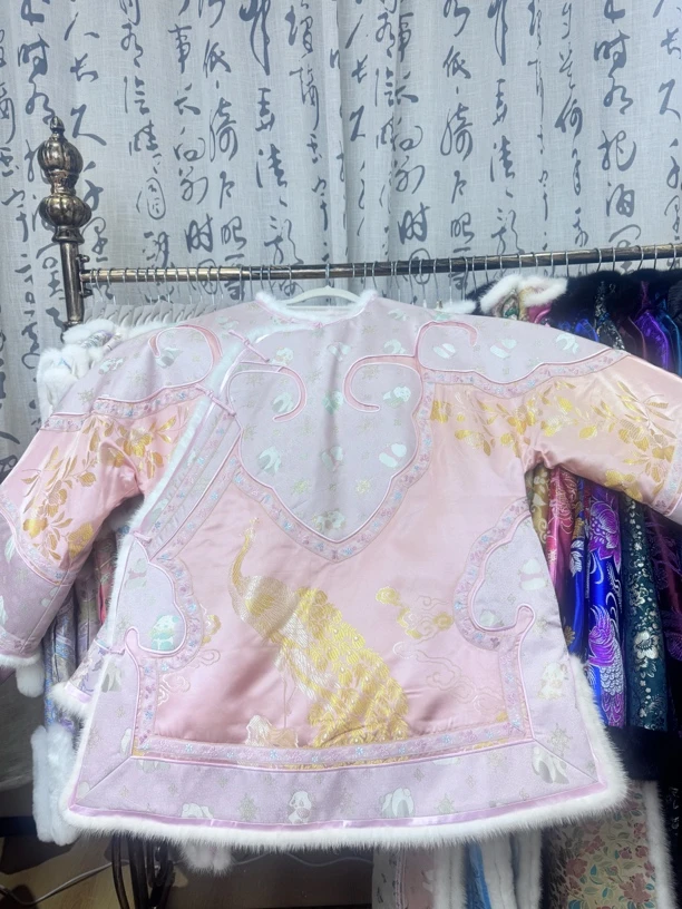 老软缎加棉加毛棉服