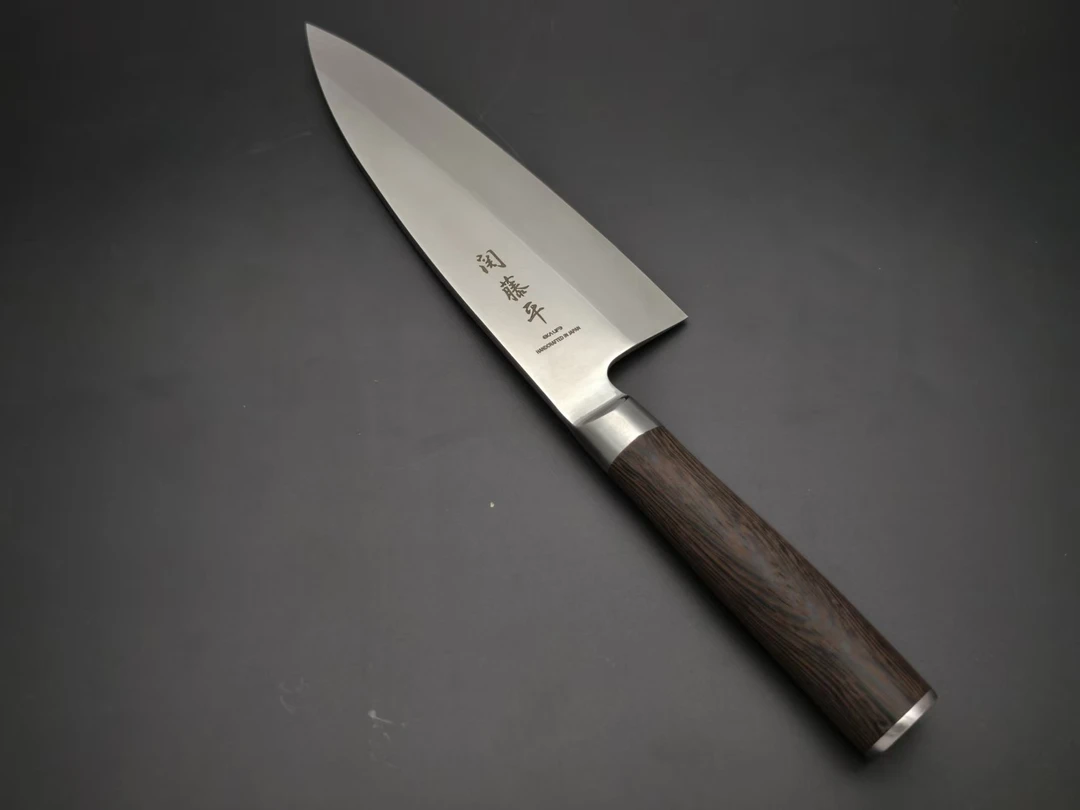 鱼头刀初刃日料厨房商用杀鱼刀单边刃大鱼头刀加厚坚固耐用料理刀