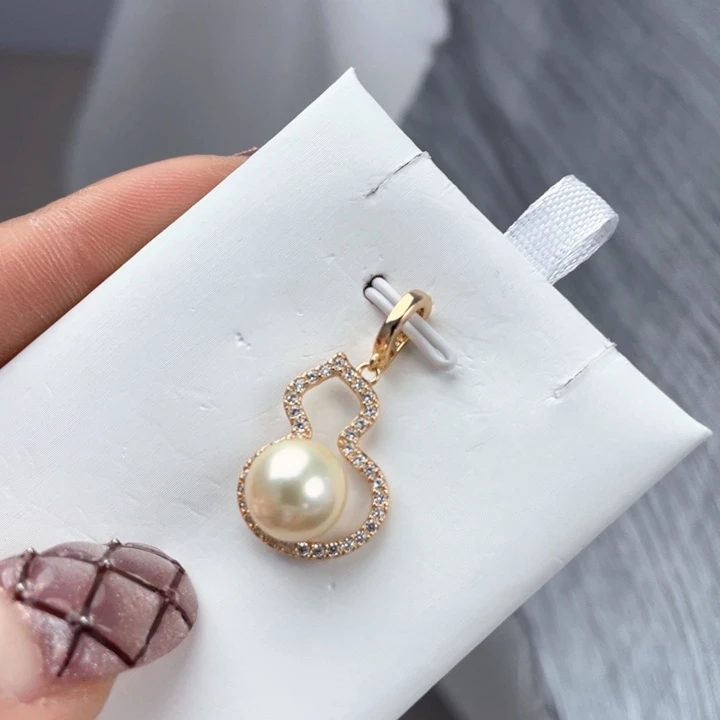 海水珍珠颈饰银S925镶嵌