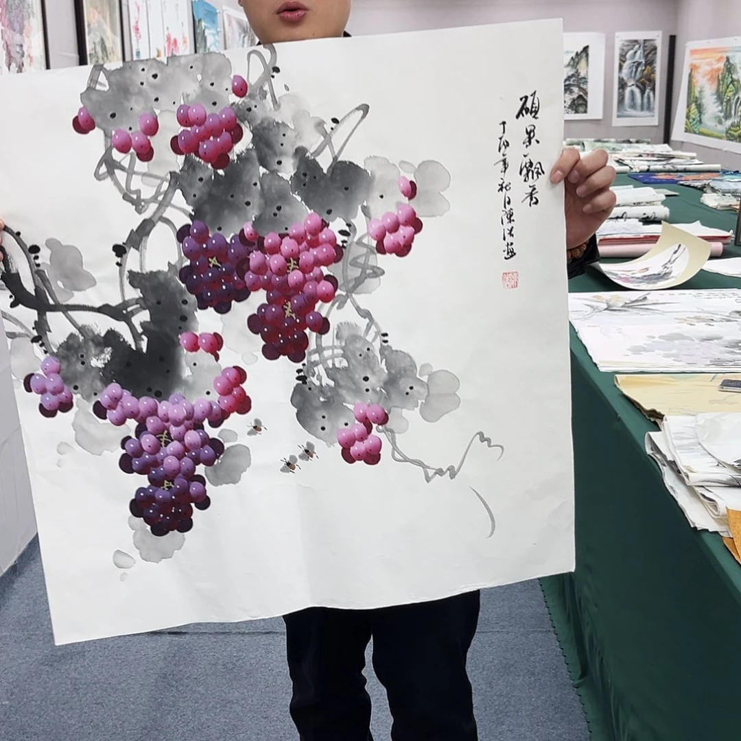 国画宣纸国画作品纯手绘