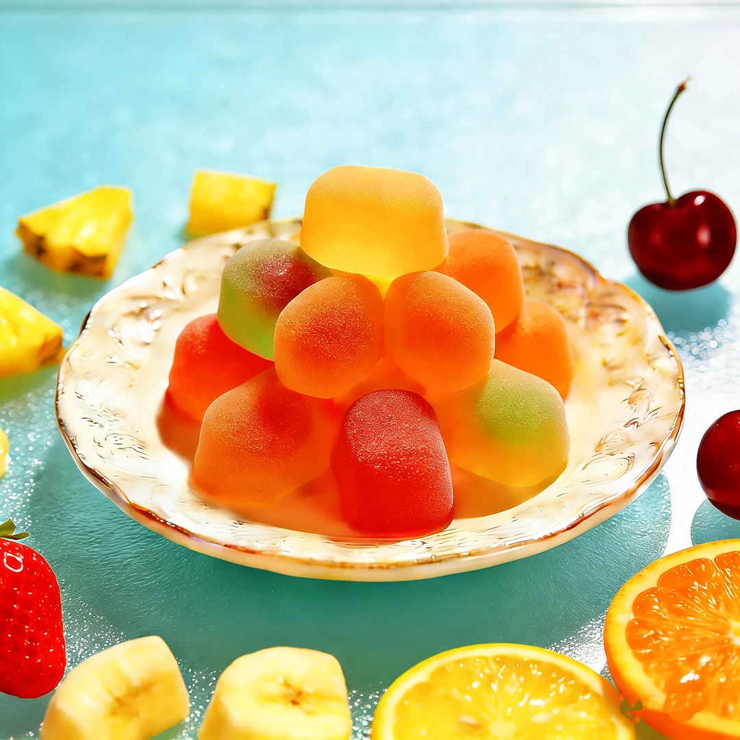 【世博】俄罗斯进口多口味混合夹心爆浆水果味软糖香甜可口年糖