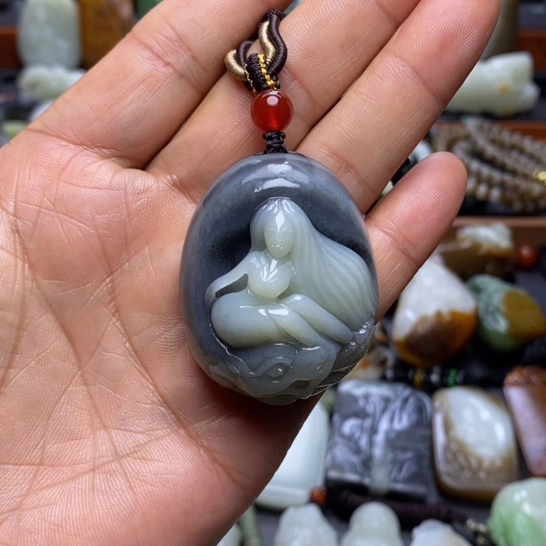 颈饰未镶嵌和田玉