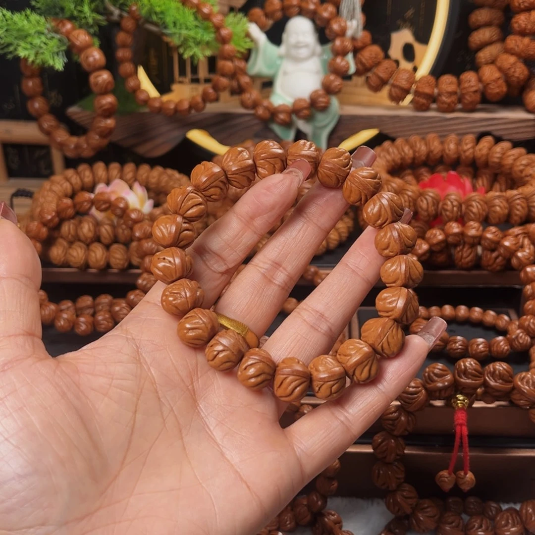 桃核手串r****r15精品玉脊龙单圈