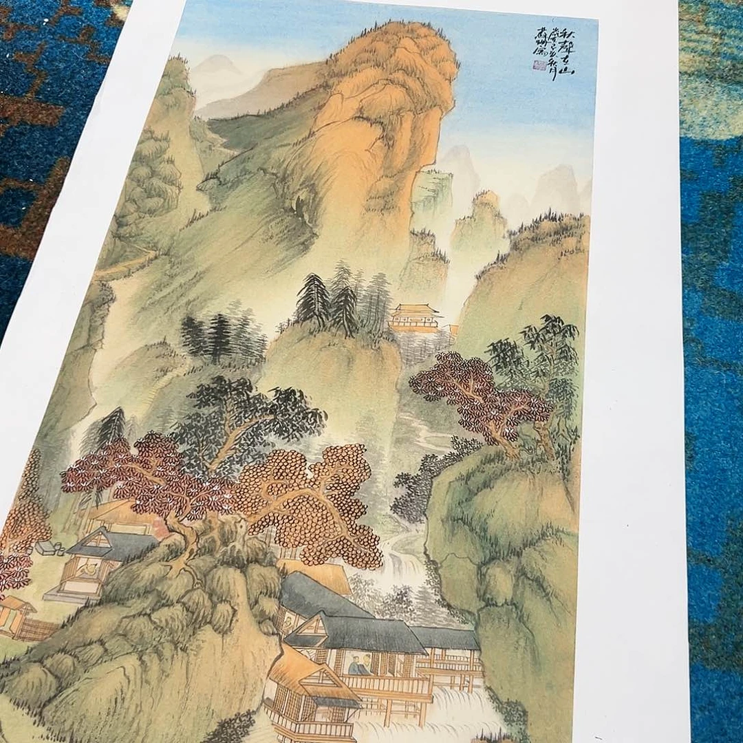 国画苏珊展览原作