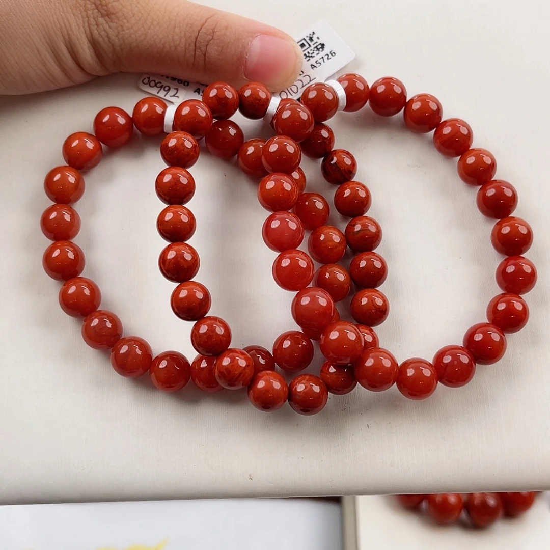 手链未镶嵌南红玛瑙瓦西圆珠单圈9（多样式发其一）