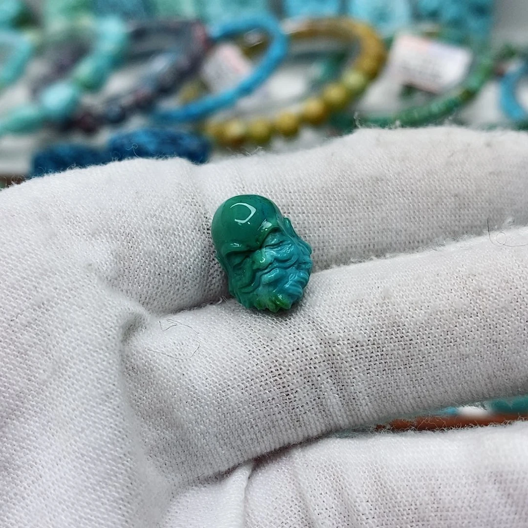 绿松石珠宝奇石未镶嵌