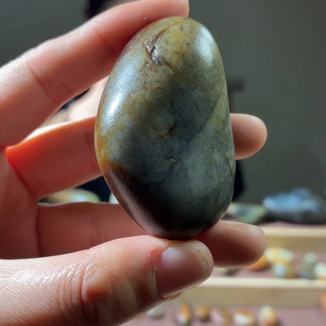 和田玉未镶嵌挂件96g