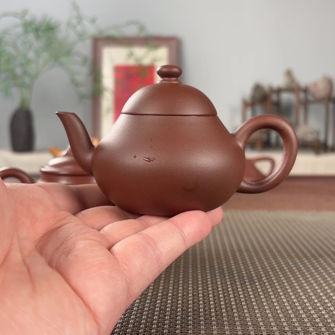 紫砂茶壶黄龙山原矿紫砂壶150