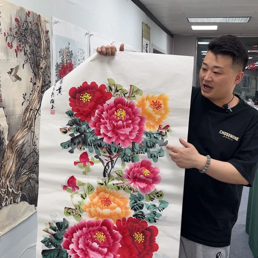 国画国画作品宣纸纯手绘