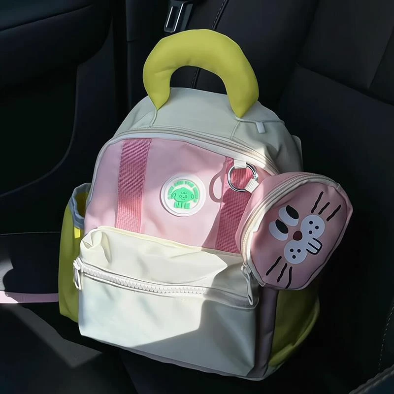 新品巴拉巴拉儿童书包多巴胺男女孩小学生幼儿园3-6岁外出踏春旅