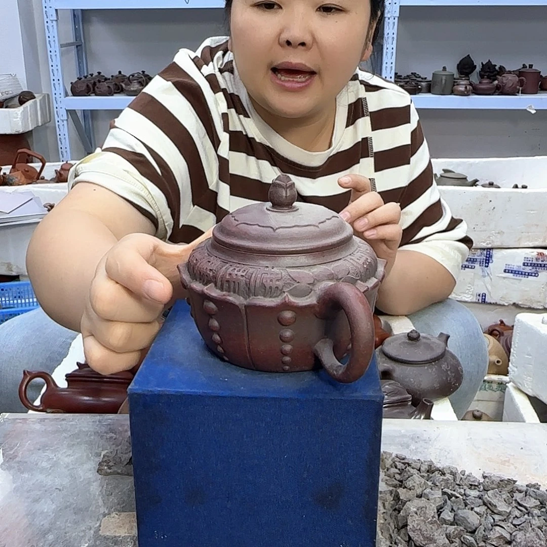 茶壶紫砂宜兴紫砂壶瑕疵处理