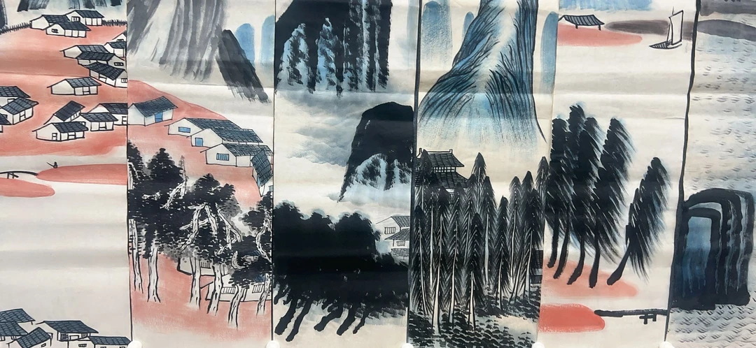 【樊竹】精品十二条屏装饰画通用链接