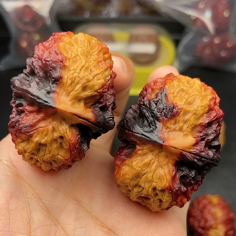 【闪购商品】把件文玩核桃42尺麒麟元宝