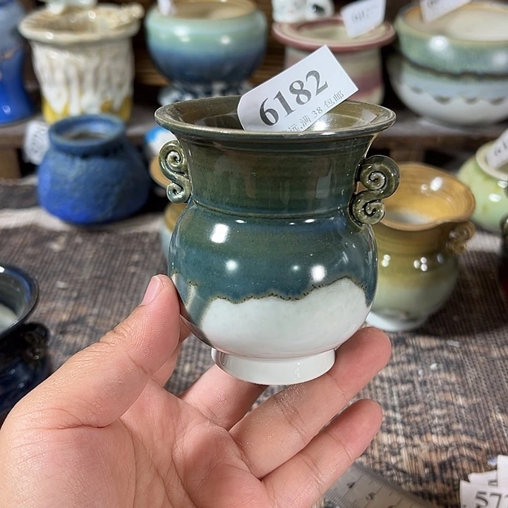 口6高8 手工花盆满30包邮