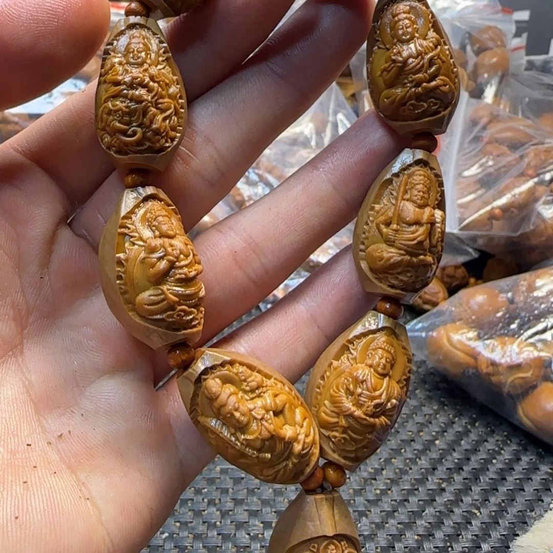 橄榄核手串/手链包衣八大护法