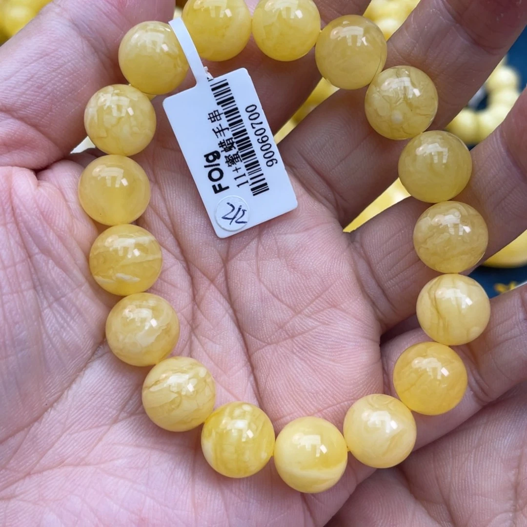 琥珀裸石未镶嵌琥珀蜜蜡11m m