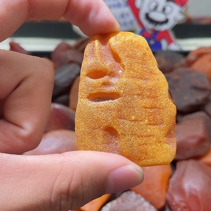 裸石琥珀未镶嵌吊坠