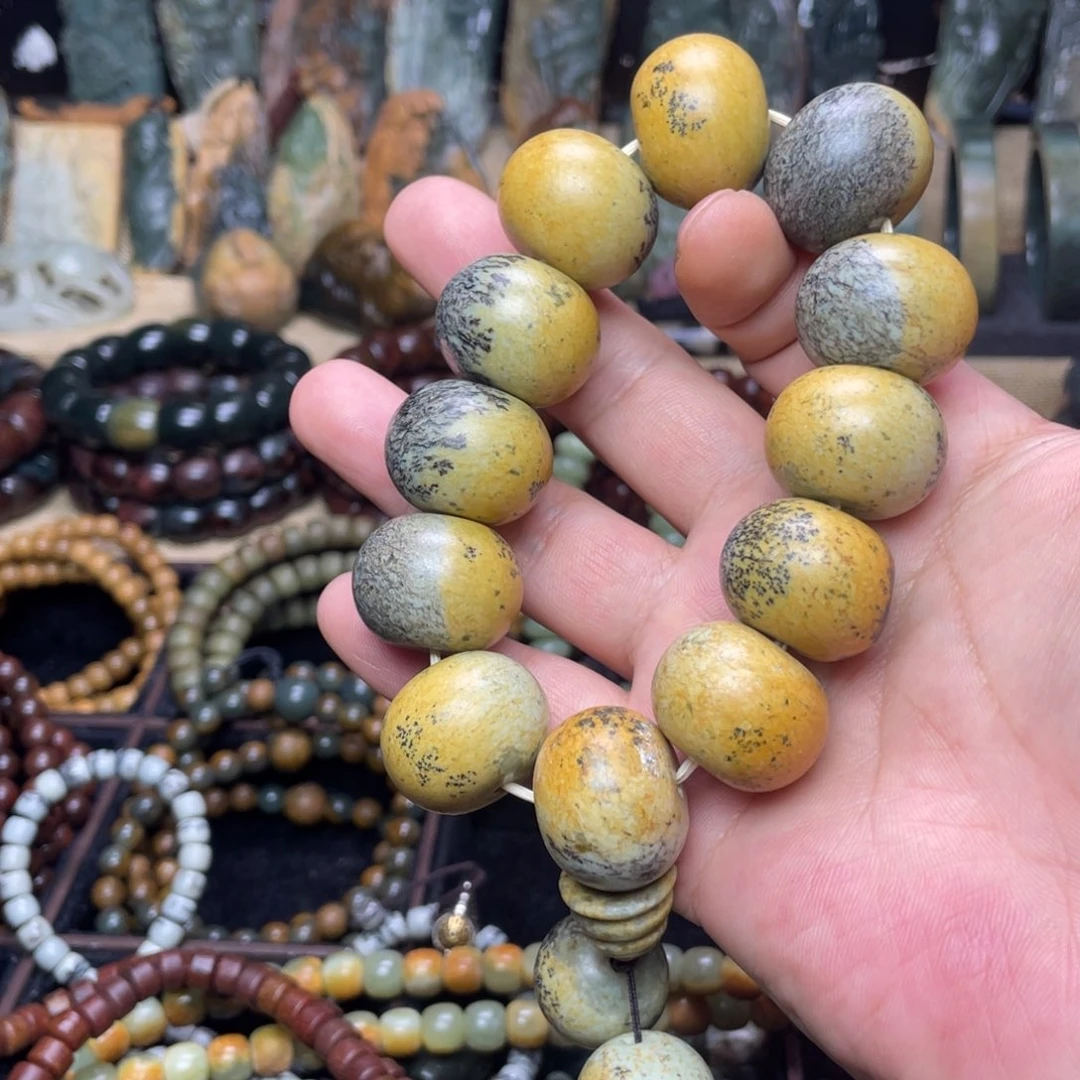 t***y岫岩河磨玉（透闪石质玉）未镶嵌颈饰25×19