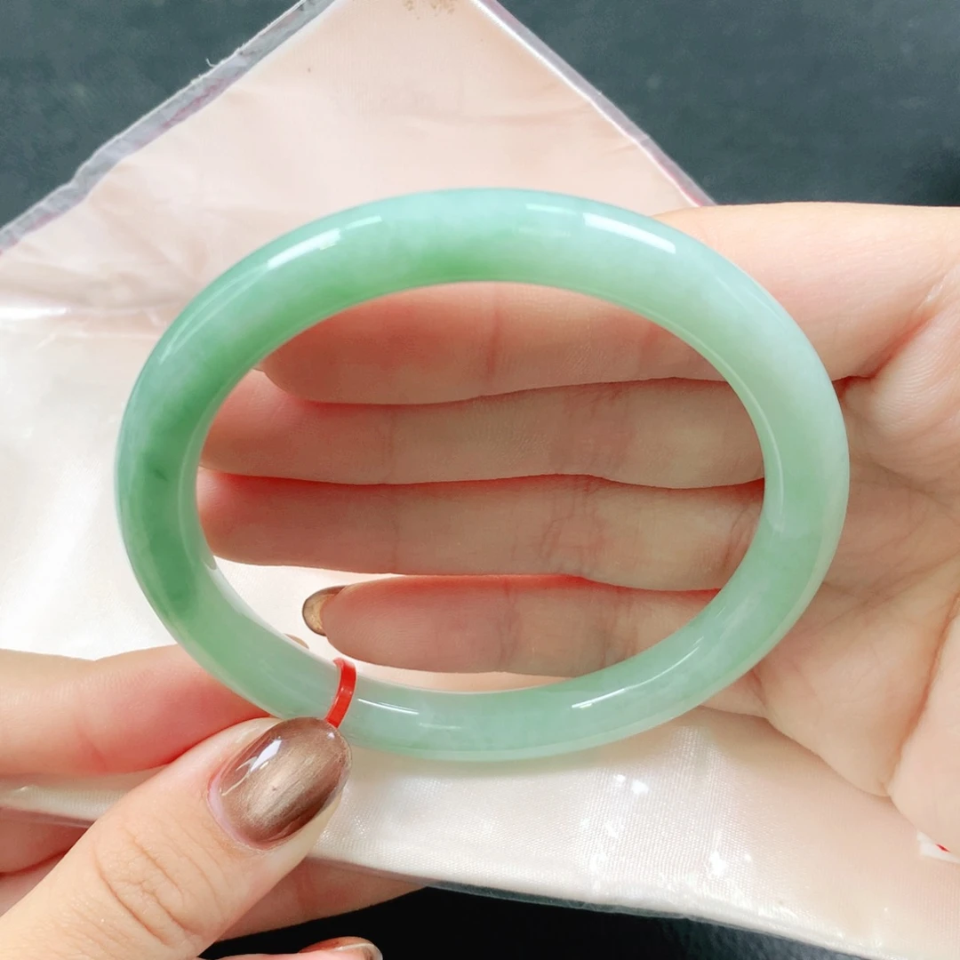 翡翠未镶嵌手镯59.5圈1552编号01