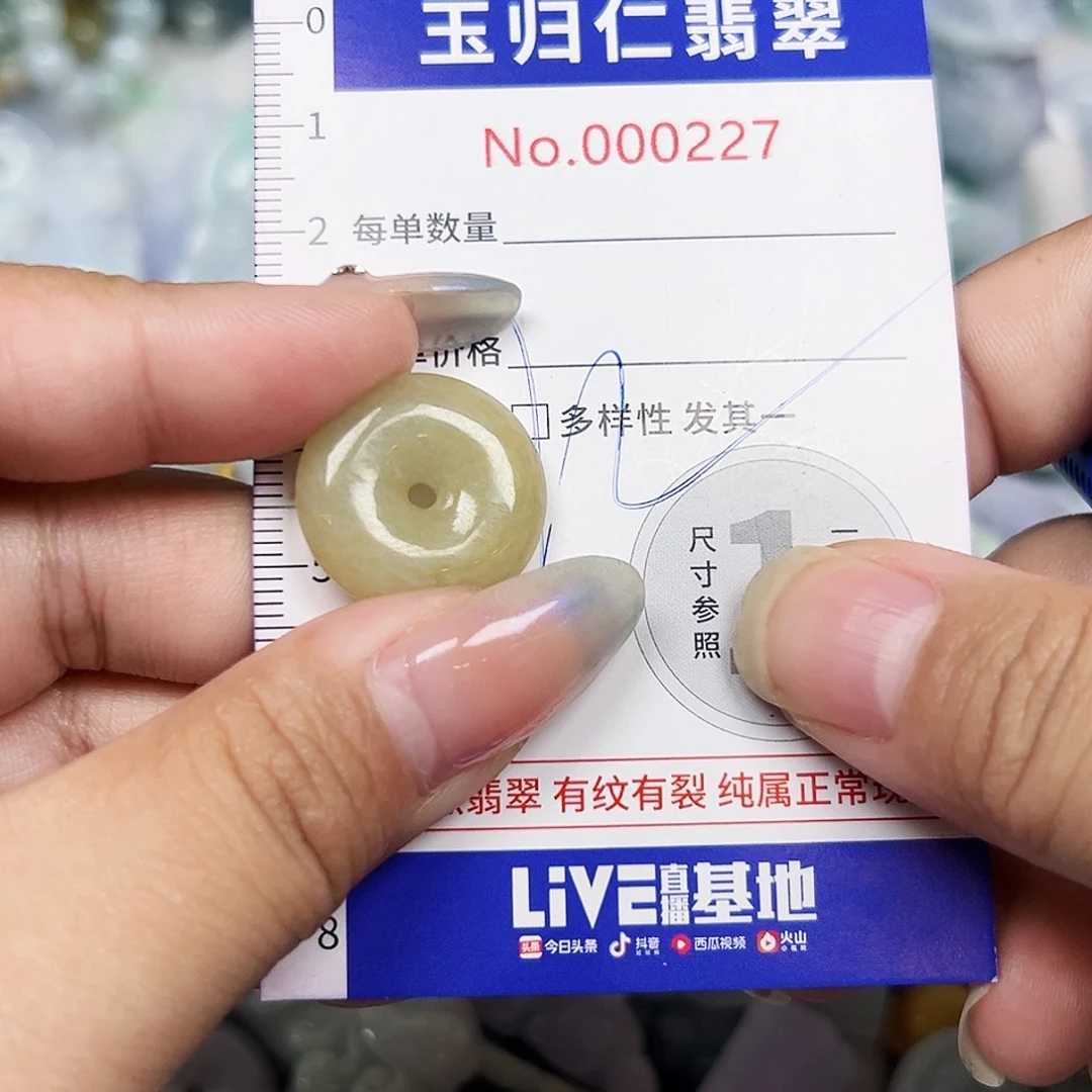 翡翠未镶嵌吊坠(不含链)111