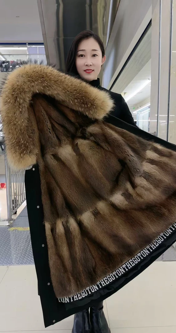 新男士男款派克服时尚新款百搭爆款休闲连帽中长款商务保暖冬季