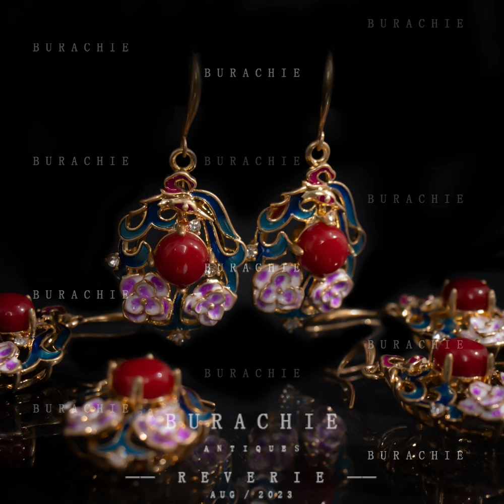 铜合金仿水晶耳饰 【4287】周年珍藏英｜经典原标克拉款CrownFrett