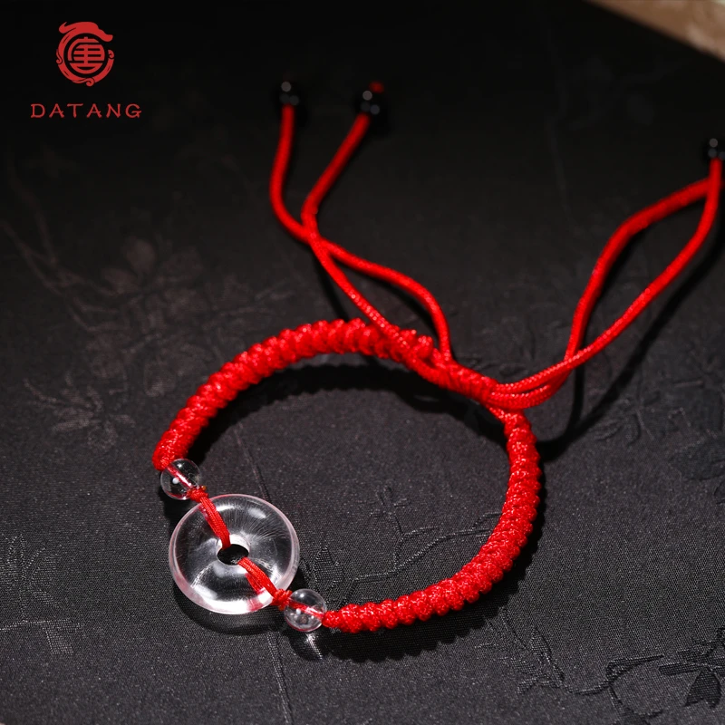 平安扣红手绳S33692