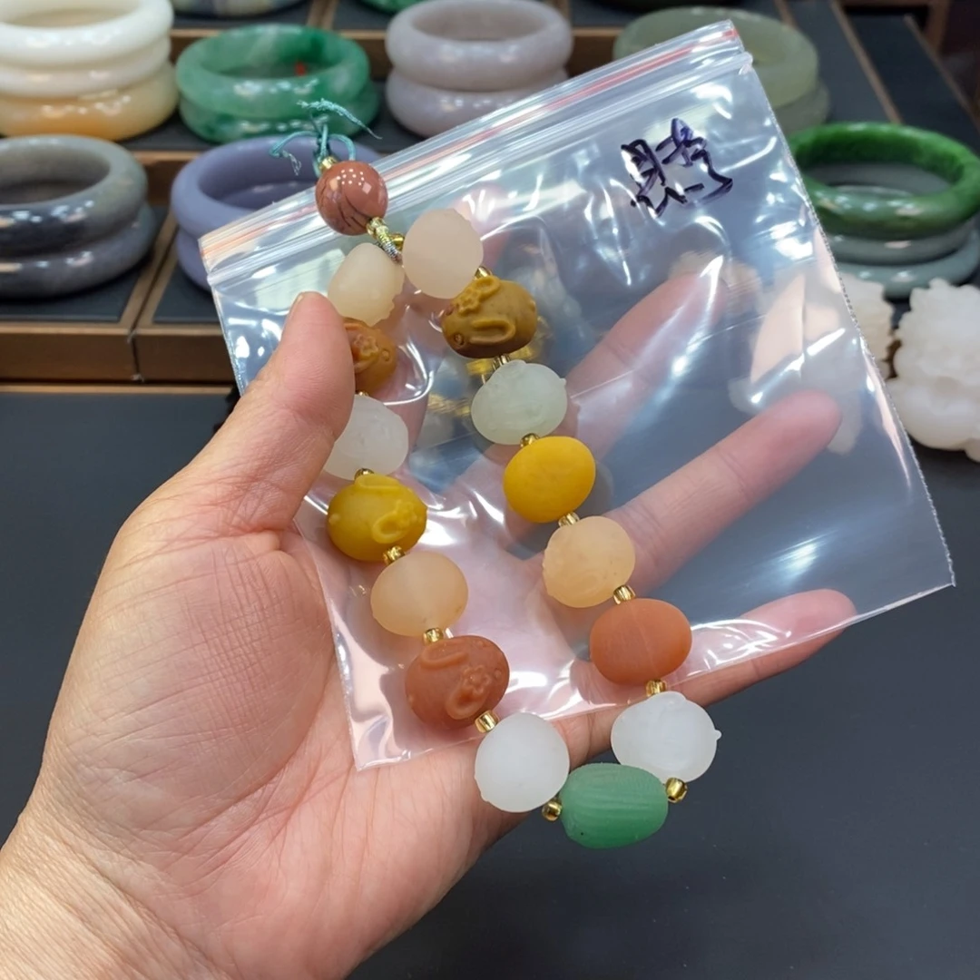 石英质玉手机链未镶嵌思*