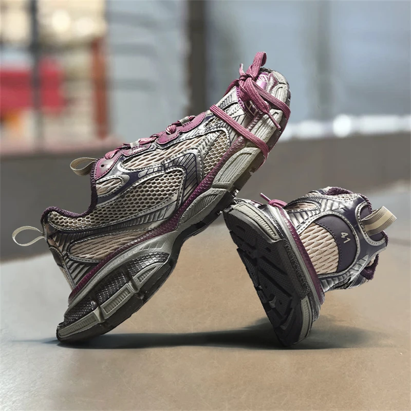 巴黎3xl老爹鞋增高厚底正品男鞋九代女鞋ins潮2025做旧休闲运动鞋