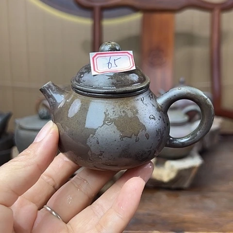 戬谷龙窑柴烧茶壶65