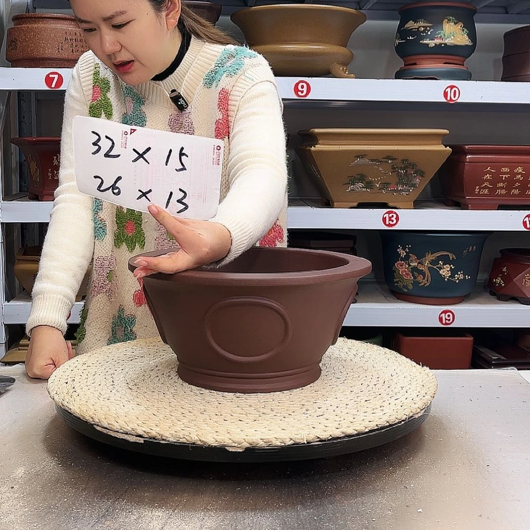 紫砂花盆紫砂花盆