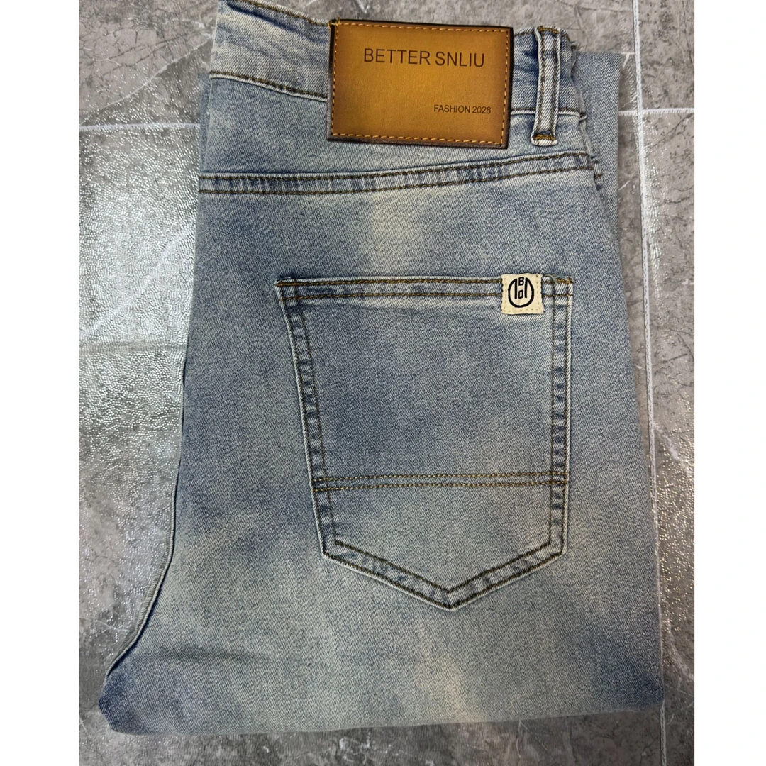 男装时尚休闲百搭牛仔裤子6090