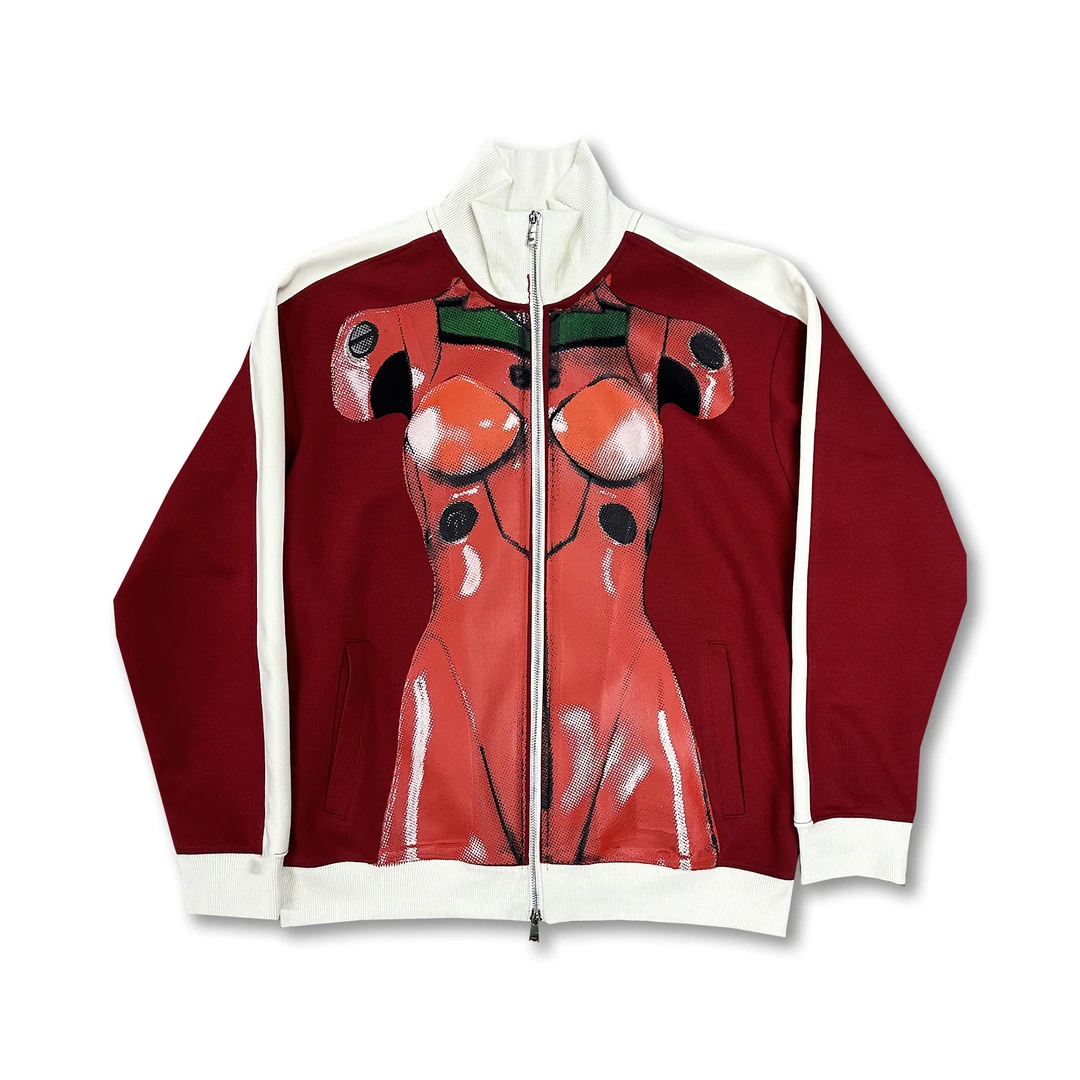 STEP ONE“EVA香香”胶衣战斗胶衣长袖训练服拉链卫衣