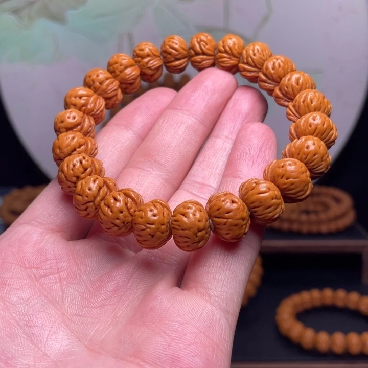 任***策桃核手串14蟠桃手串