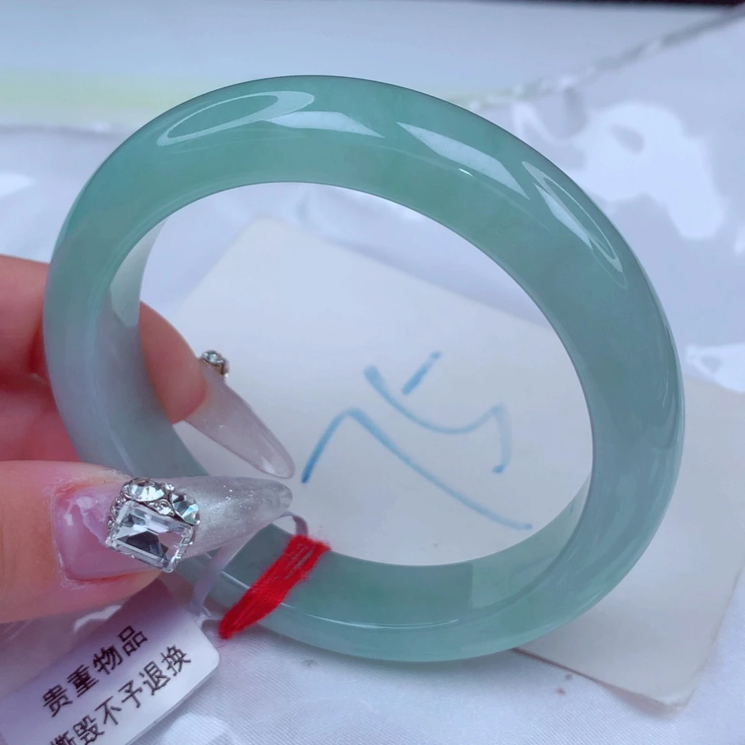 翡翠手镯未镶嵌天然缅甸翡翠A货手镯