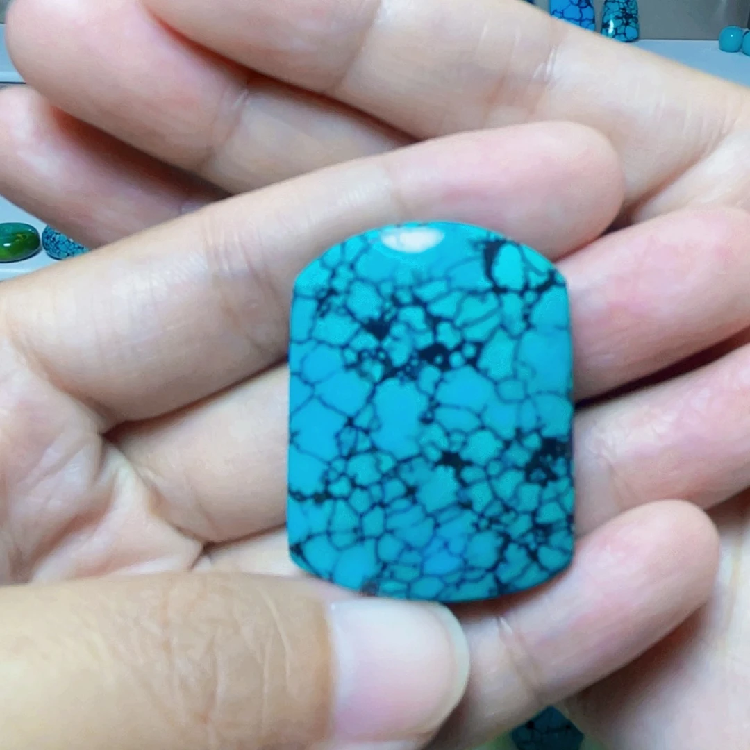 未镶嵌绿松石珠子