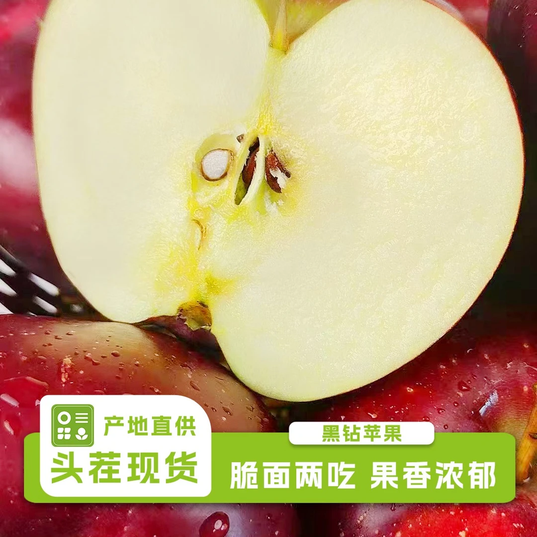 【陇优鲜】黑钻苹果果王95-100mm顺丰包邮高端礼盒装精品