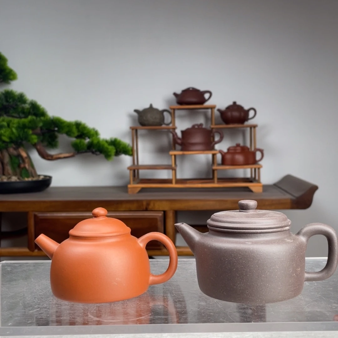 【闪购商品】紫砂茶壶衣**行生料朱泥纳福容量140cc