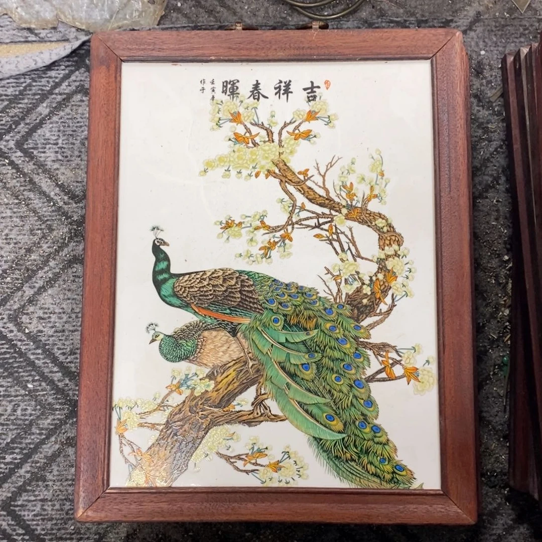 瓷37*28 景德镇瓷板画柴窑烧制