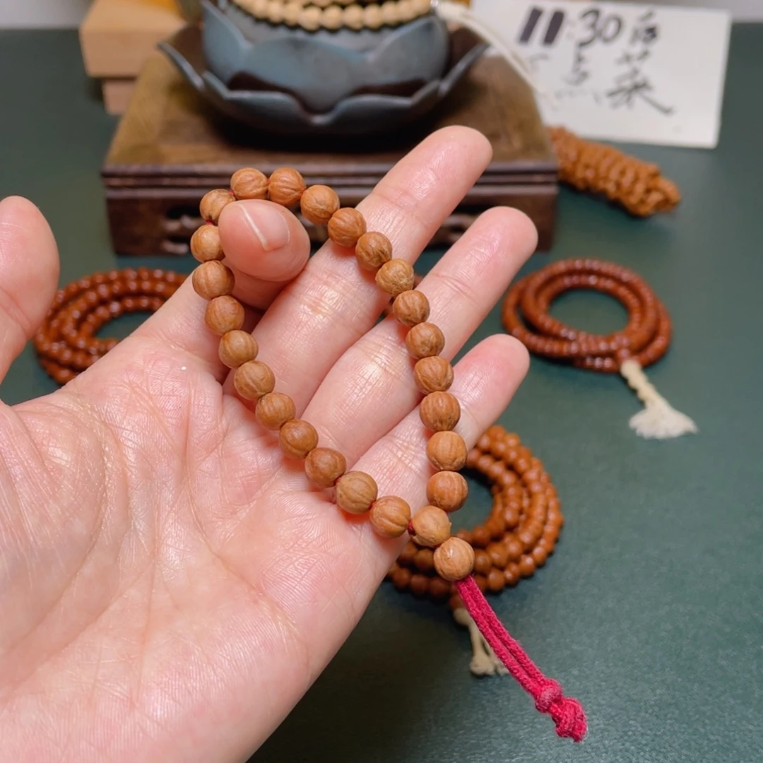 吊坠柏香籽/百香籽莲花单圈