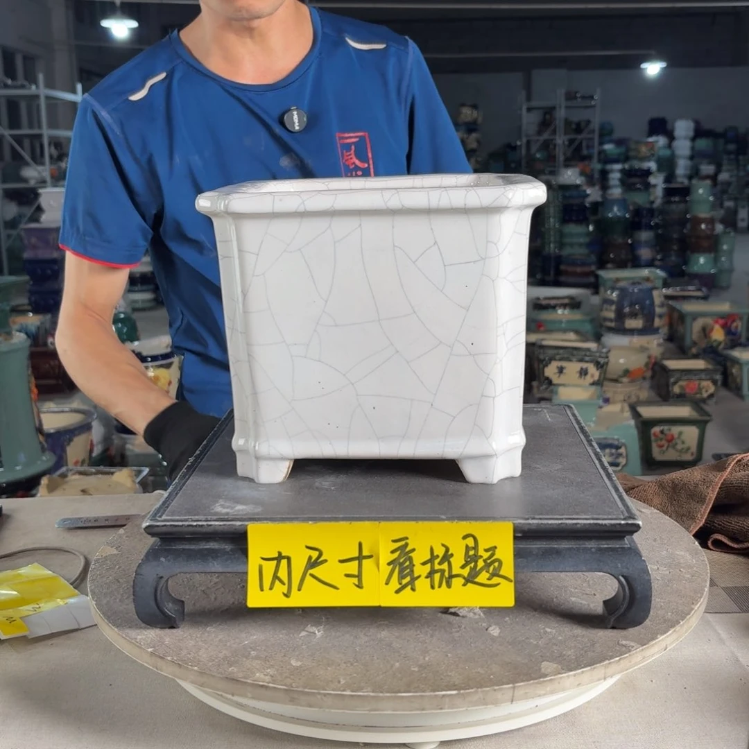 一风堂石湾花盆 内17*17