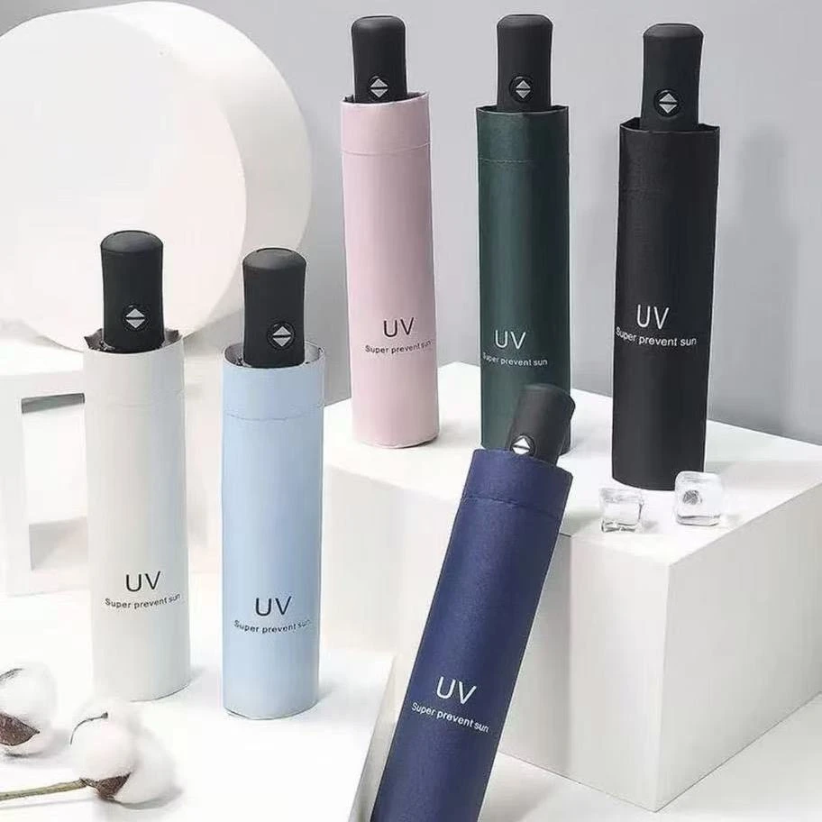 轻巧便携折叠晴雨两用防晒防紫外线手动遮阳伞适合学生